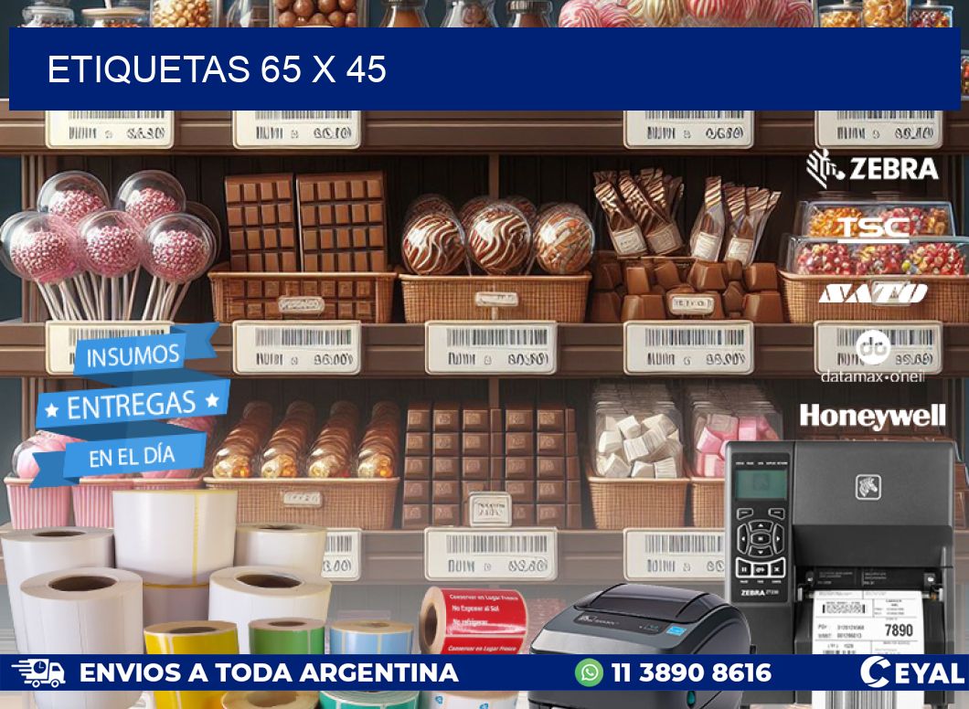 ETIQUETAS 65 x 45