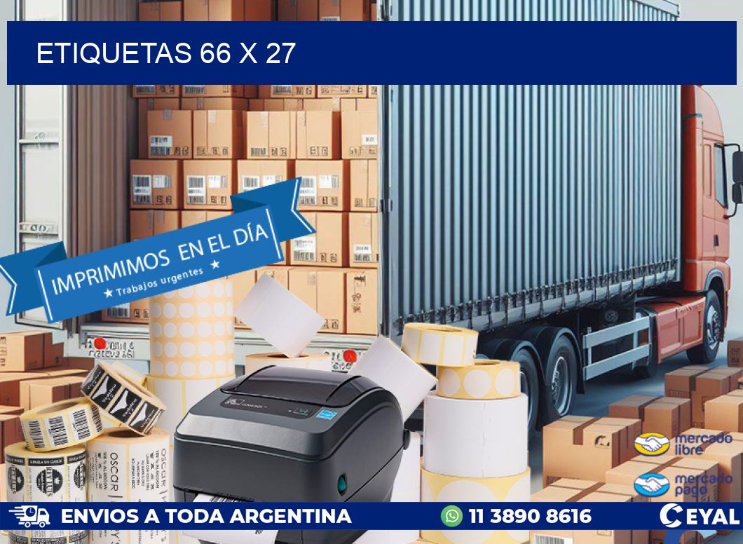 ETIQUETAS 66 x 27