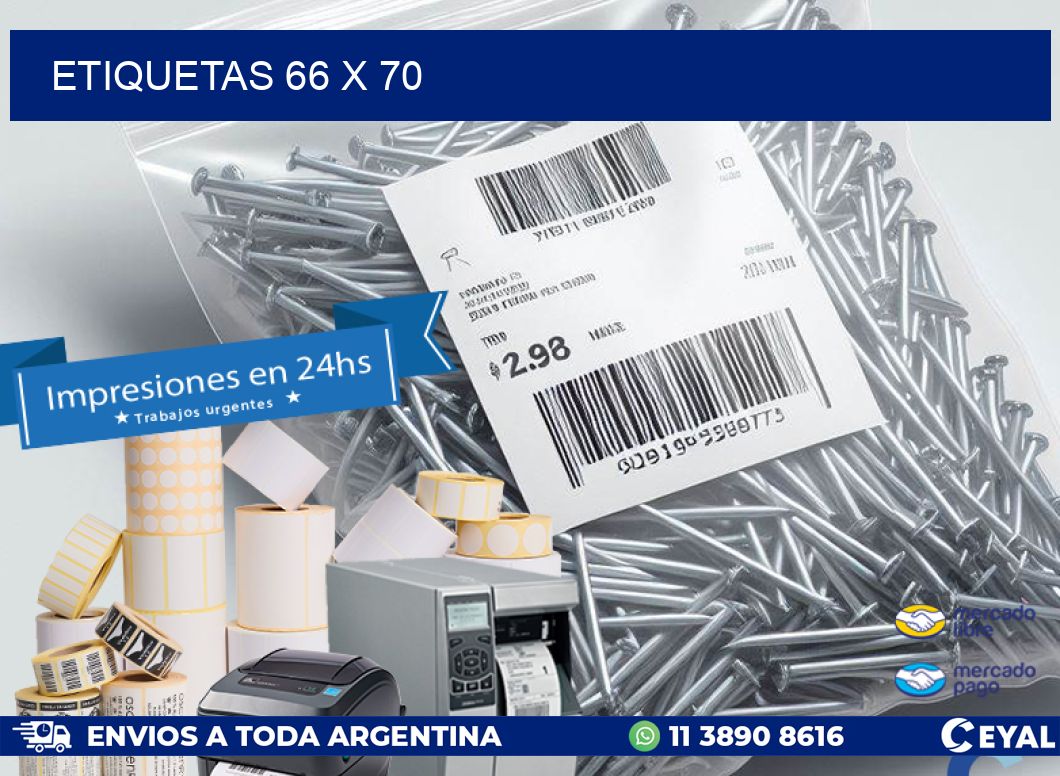 ETIQUETAS 66 x 70