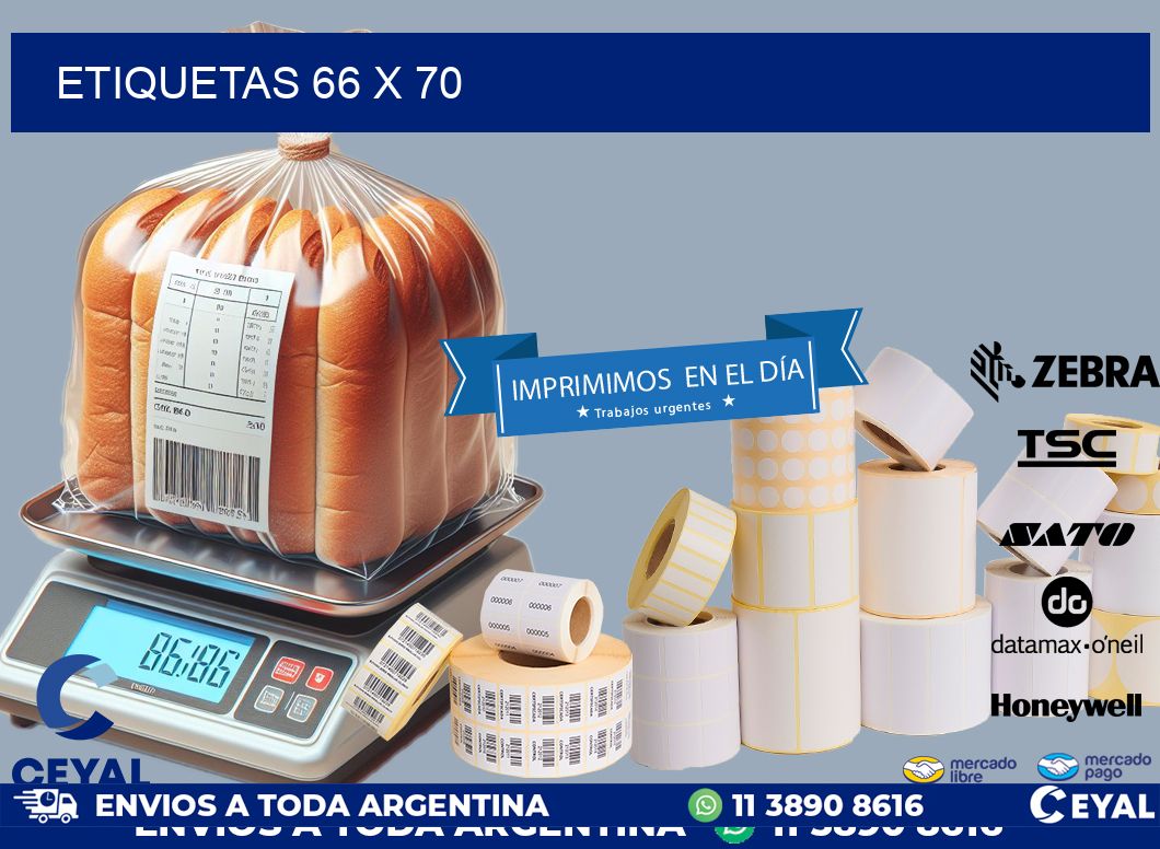 ETIQUETAS 66 x 70