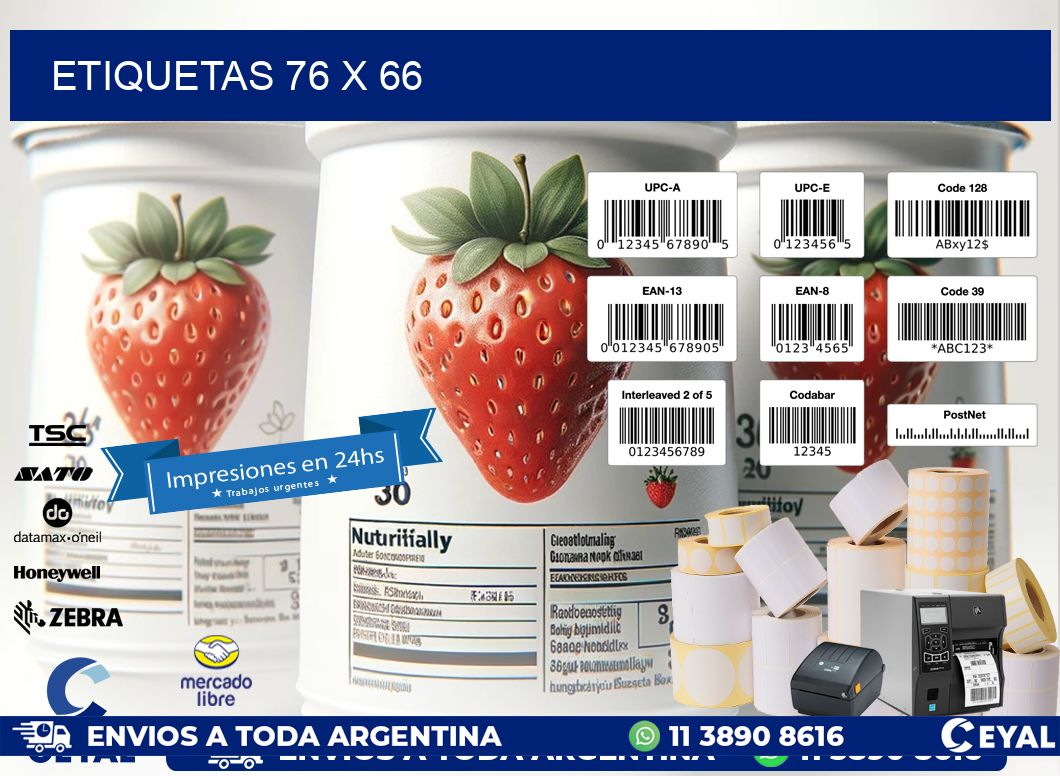 ETIQUETAS 76 x 66
