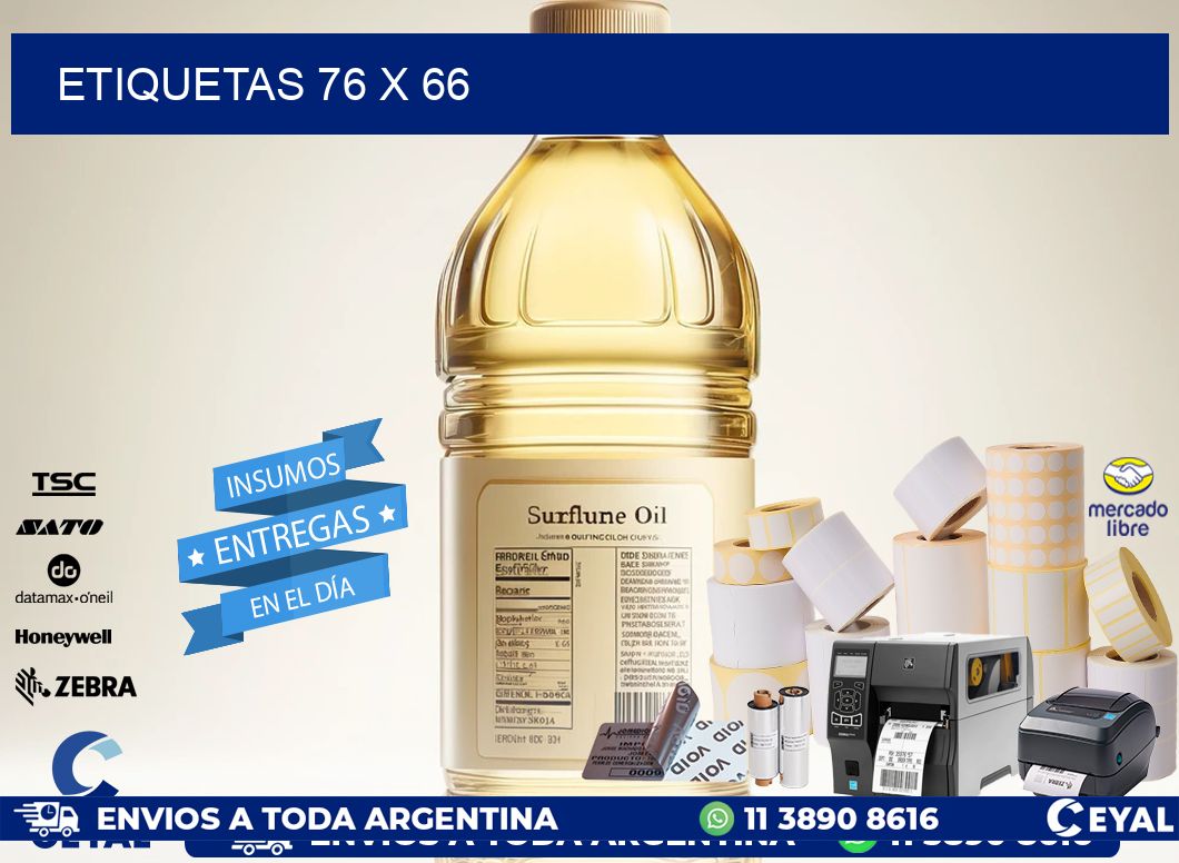 ETIQUETAS 76 x 66