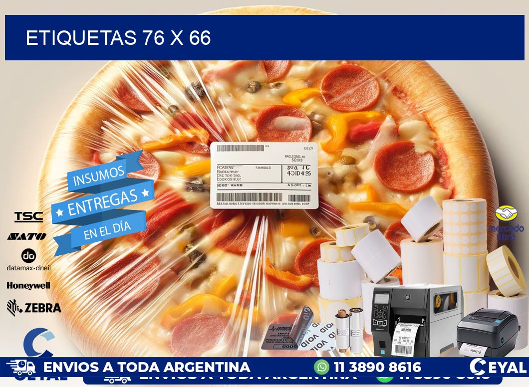 ETIQUETAS 76 x 66