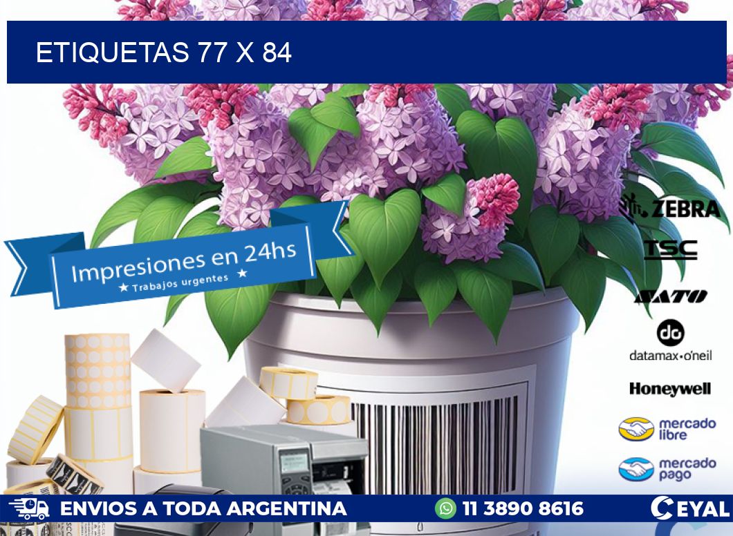 ETIQUETAS 77 x 84