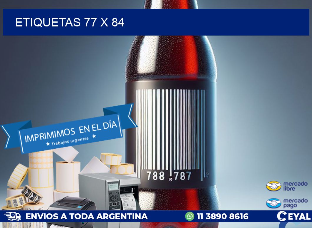 ETIQUETAS 77 x 84