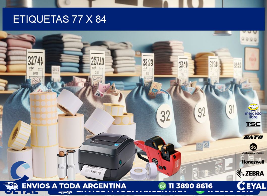 ETIQUETAS 77 x 84