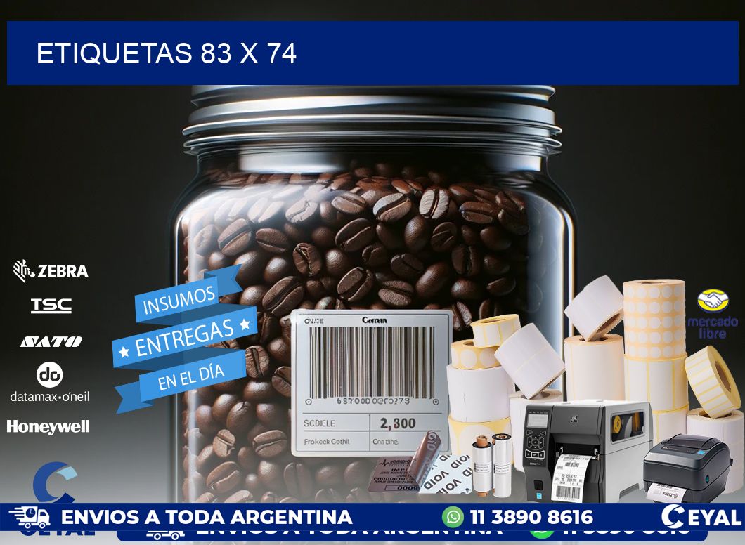 ETIQUETAS 83 x 74