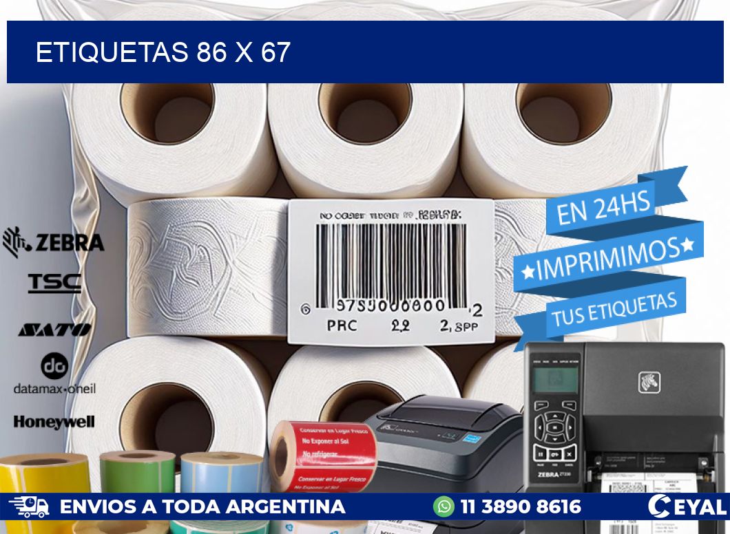 ETIQUETAS 86 x 67