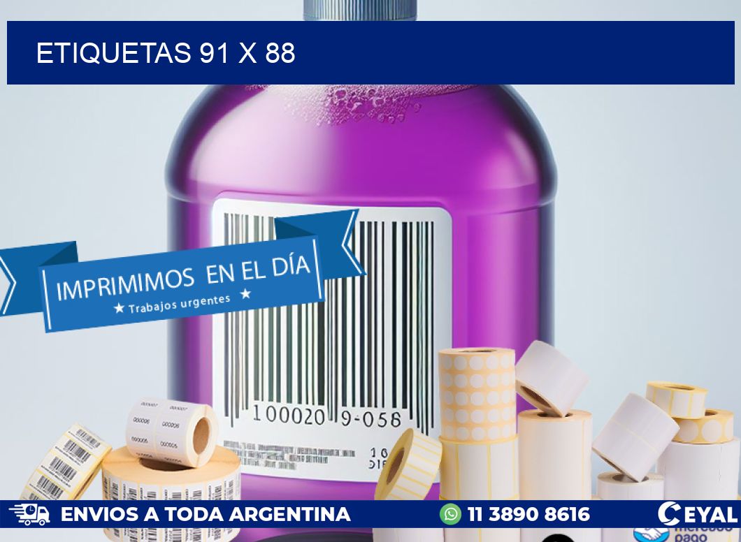 ETIQUETAS 91 x 88