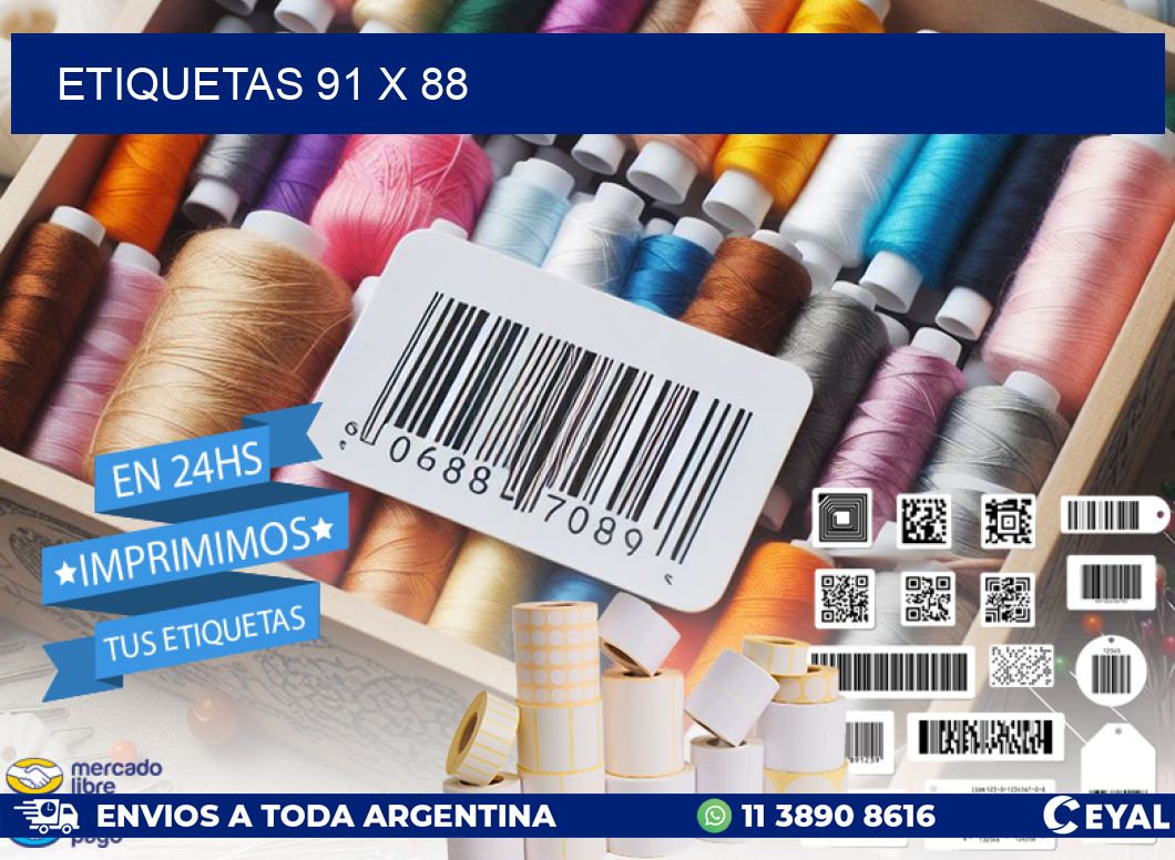 ETIQUETAS 91 x 88