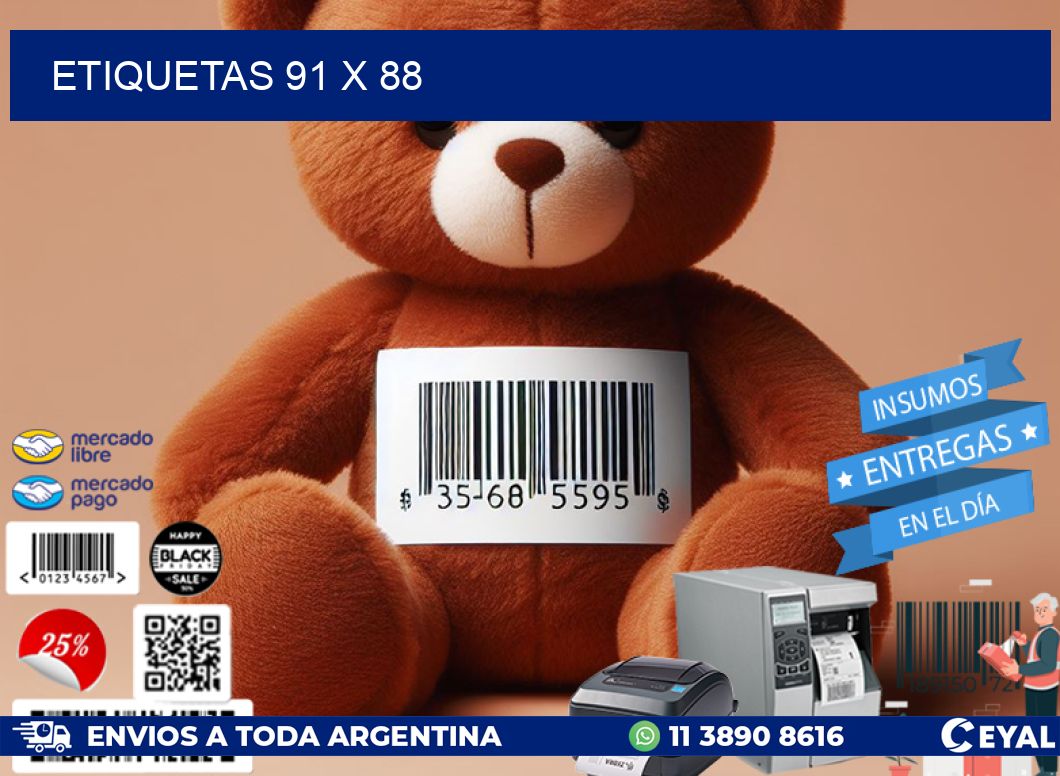 ETIQUETAS 91 x 88