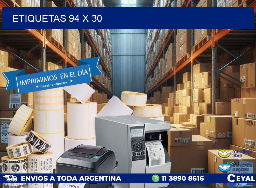 ETIQUETAS 94 x 30