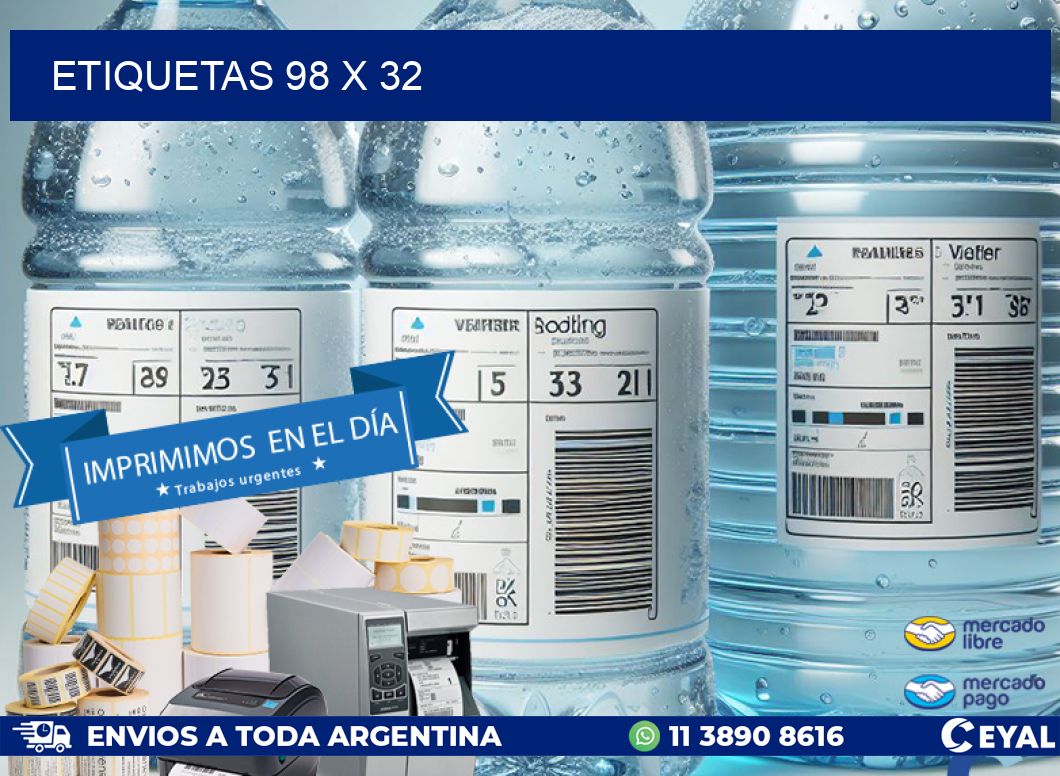 ETIQUETAS 98 x 32