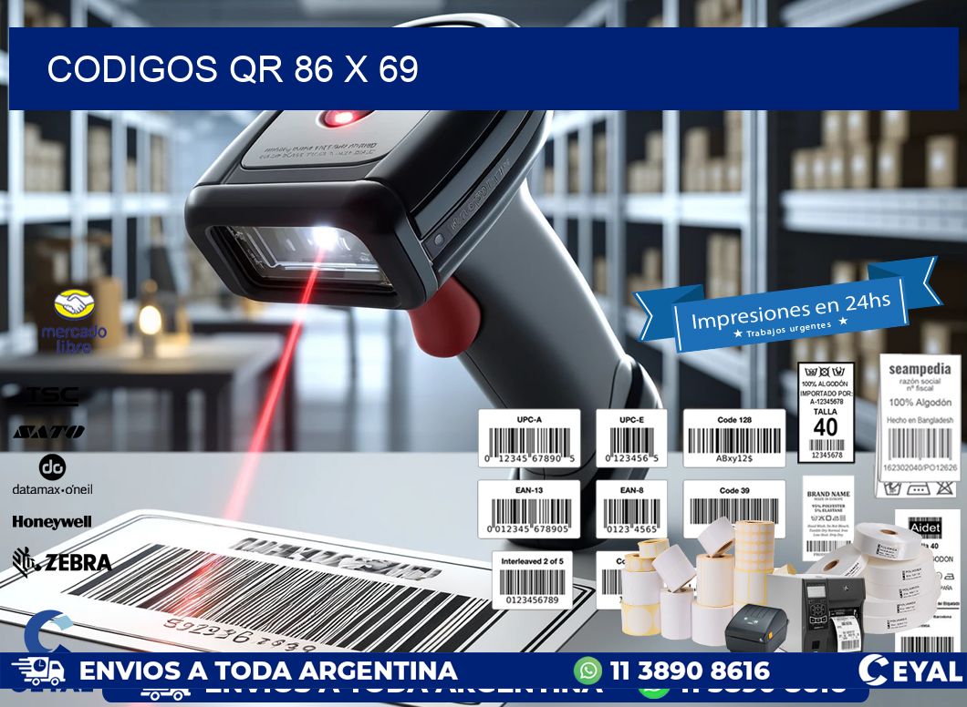 CODIGOS QR 86 x 69
