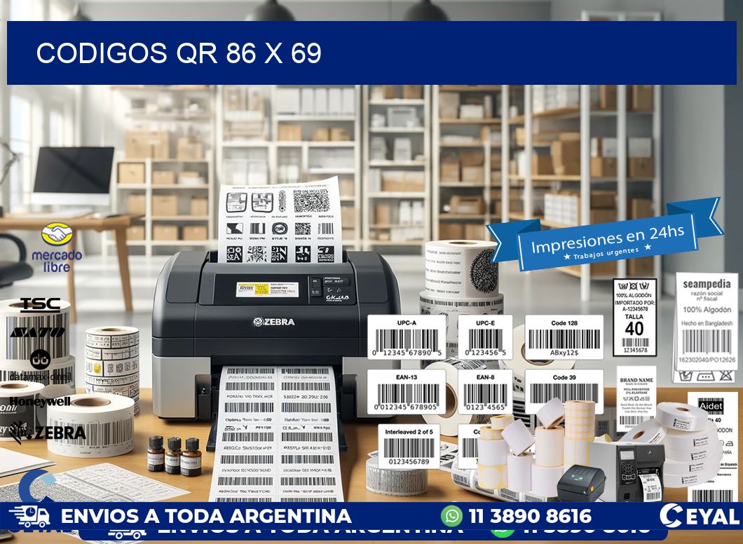 CODIGOS QR 86 x 69
