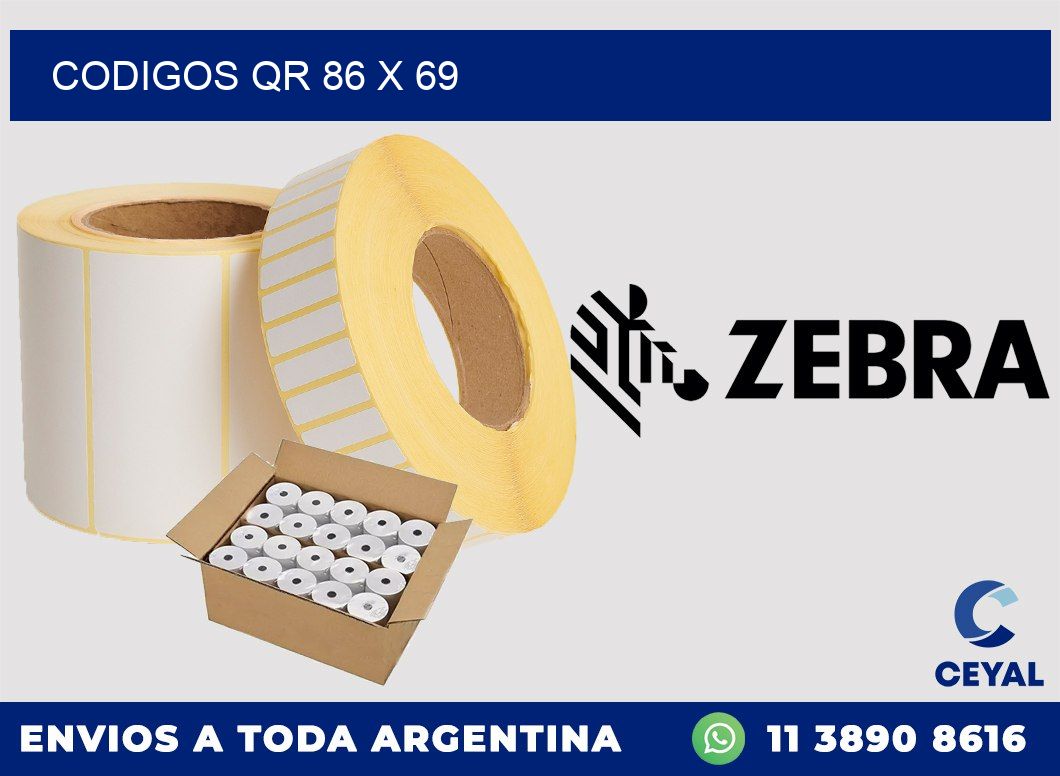 CODIGOS QR 86 x 69