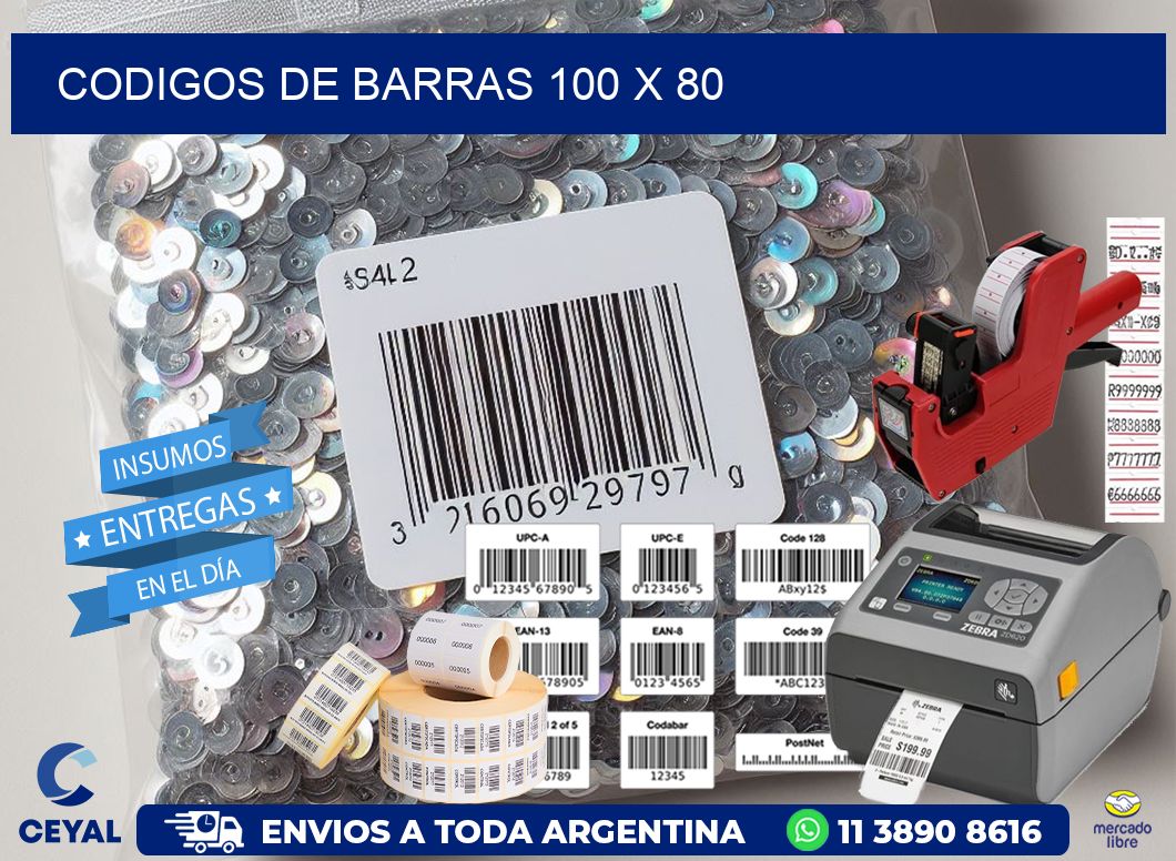 codigos de barras 100 x 80
