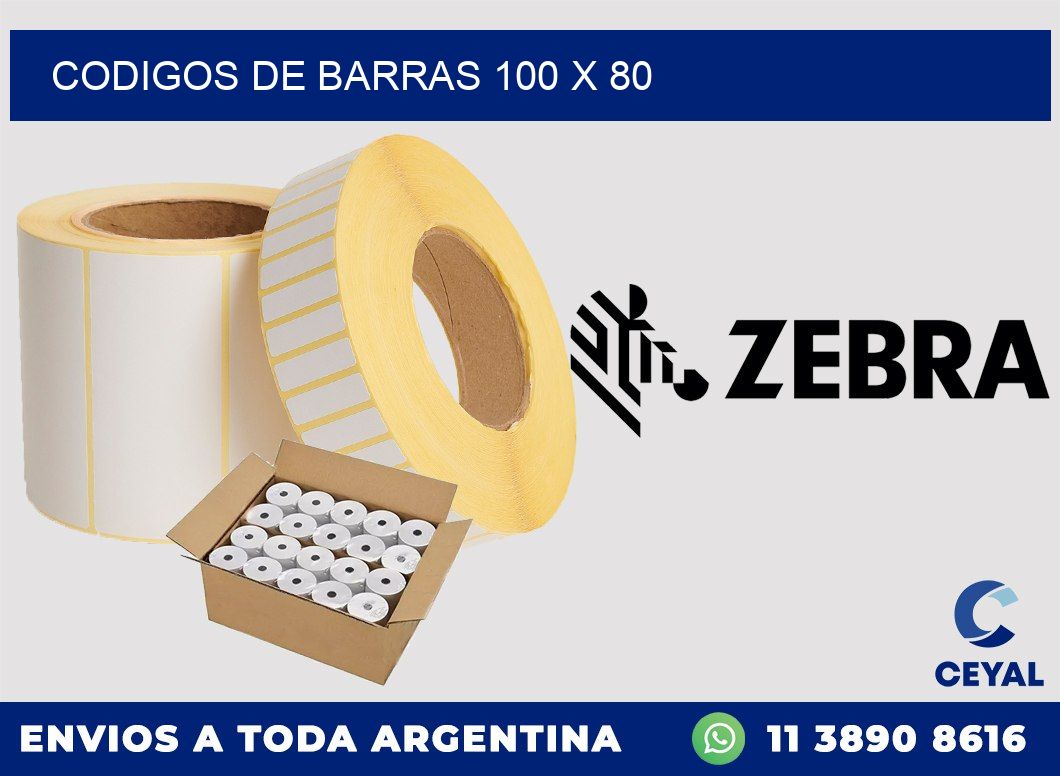 codigos de barras 100 x 80