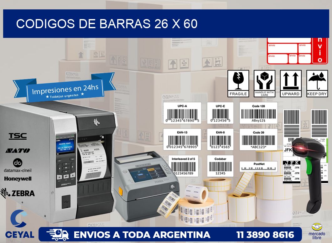 codigos de barras 26 x 60