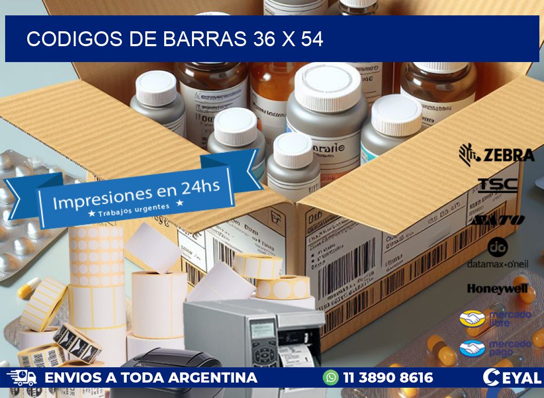 codigos de barras 36 x 54