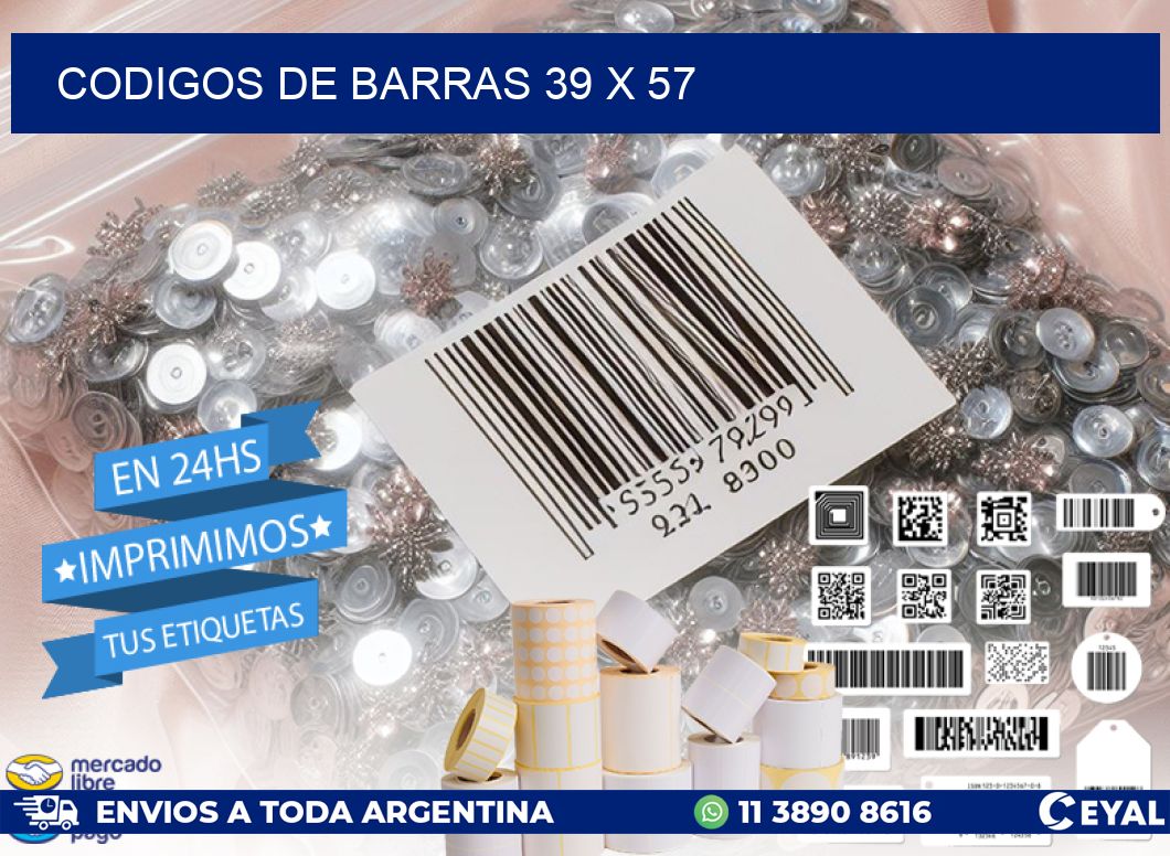 codigos de barras 39 x 57