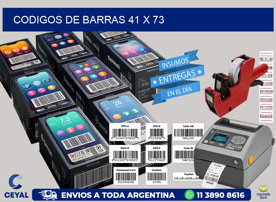 codigos de barras 41 x 73
