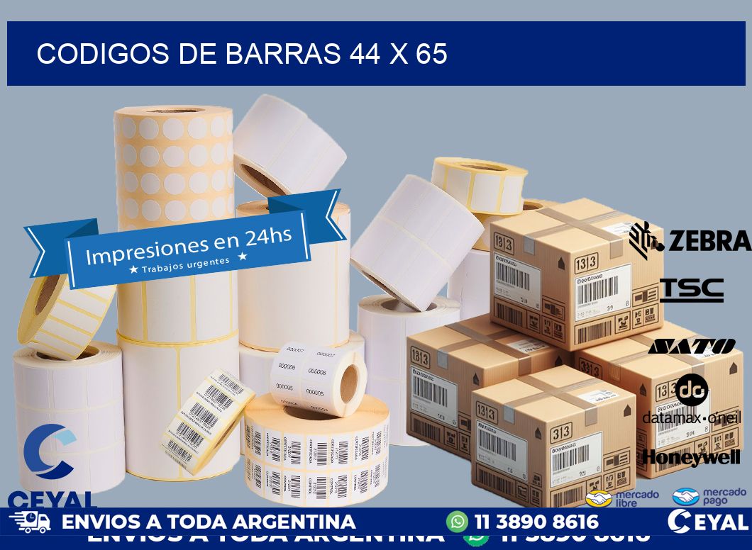 codigos de barras 44 x 65