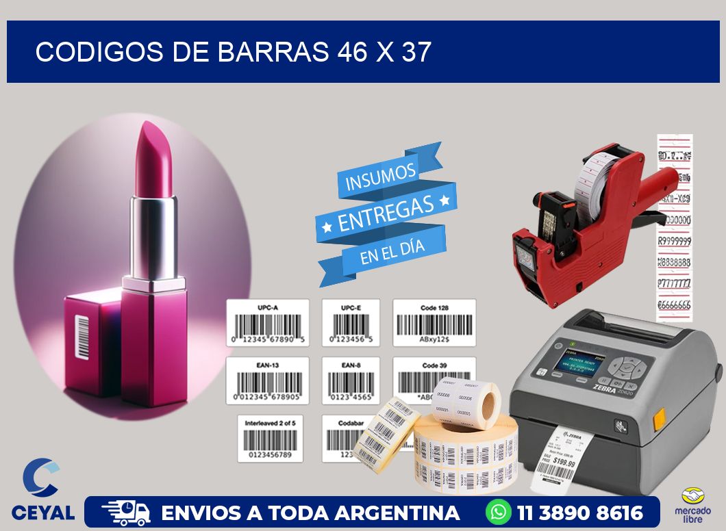 codigos de barras 46 x 37