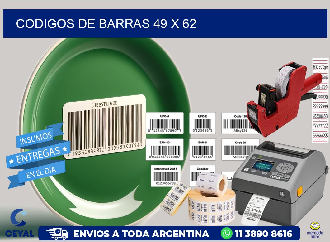 codigos de barras 49 x 62