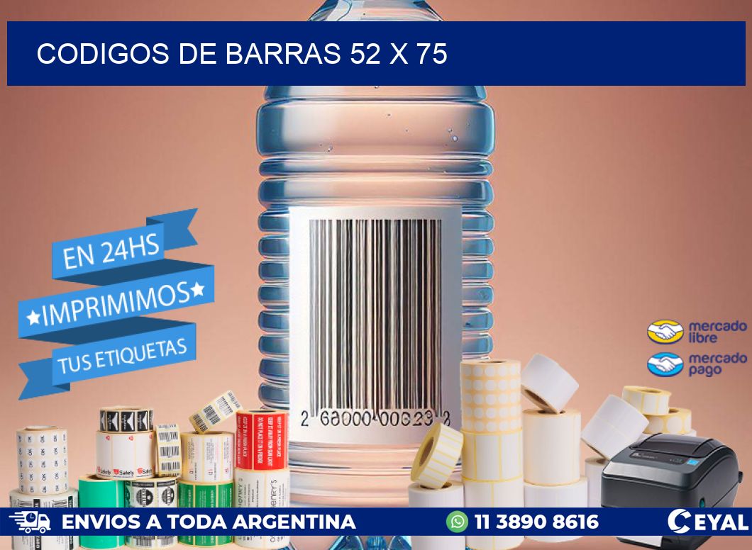 codigos de barras 52 x 75