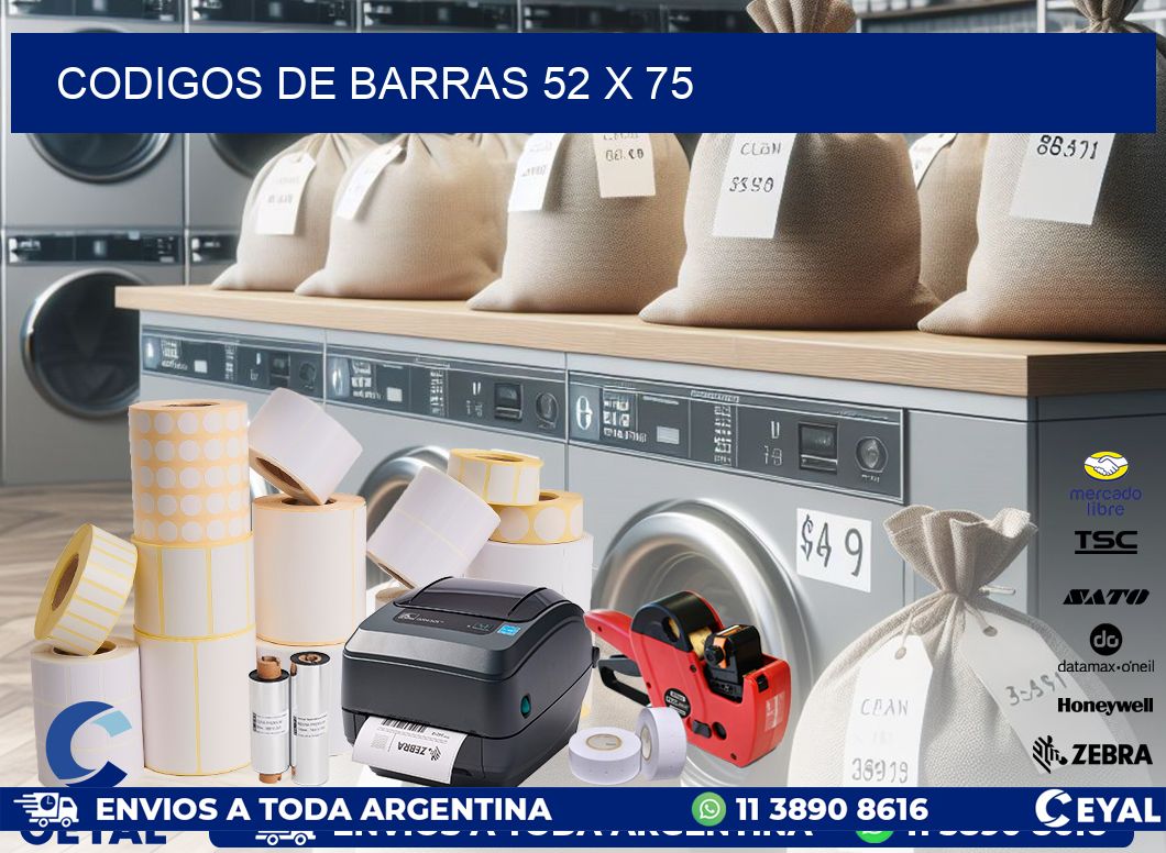 codigos de barras 52 x 75