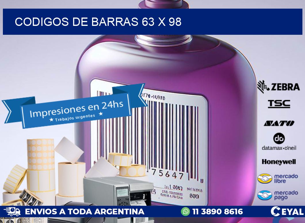 codigos de barras 63 x 98