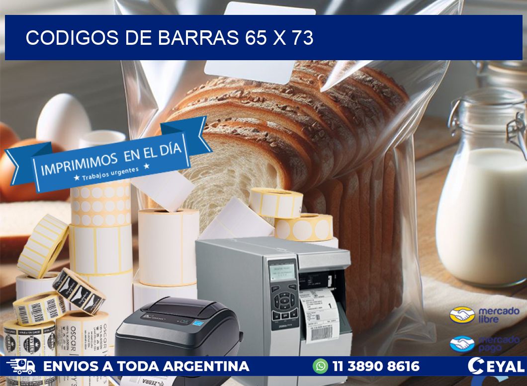 codigos de barras 65 x 73