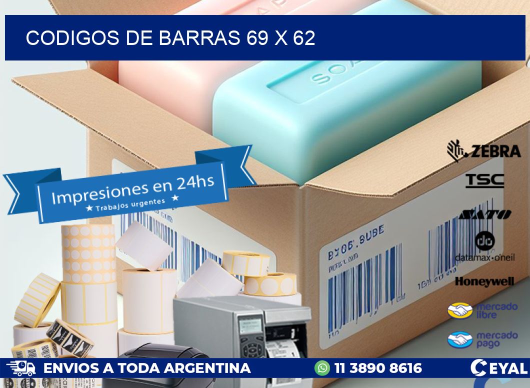 codigos de barras 69 x 62