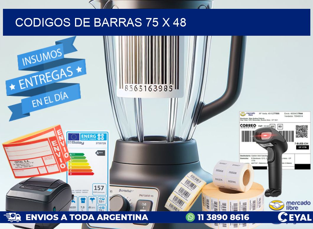 codigos de barras 75 x 48