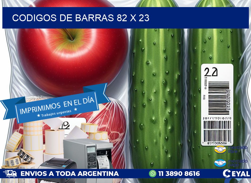 codigos de barras 82 x 23