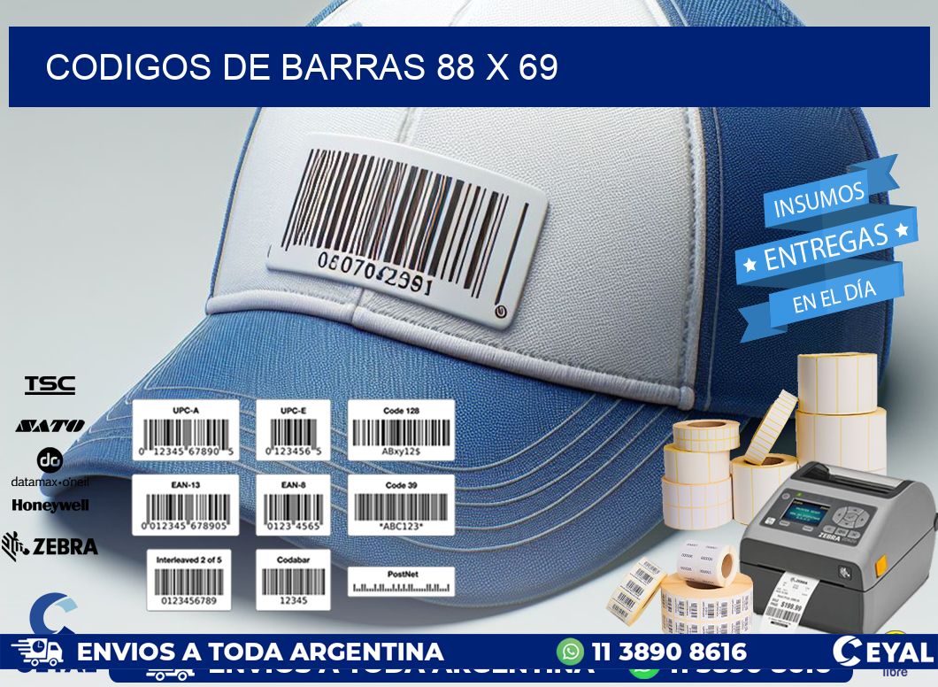 codigos de barras 88 x 69