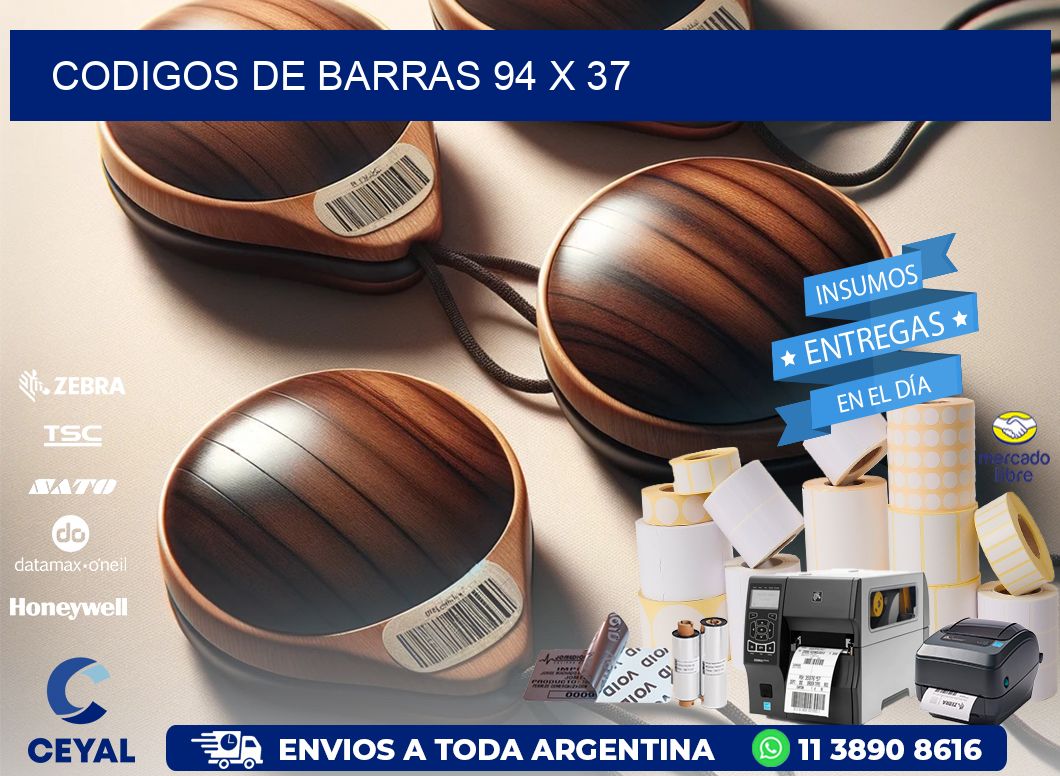 codigos de barras 94 x 37