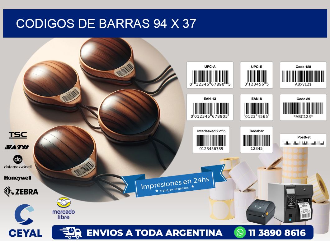 codigos de barras 94 x 37