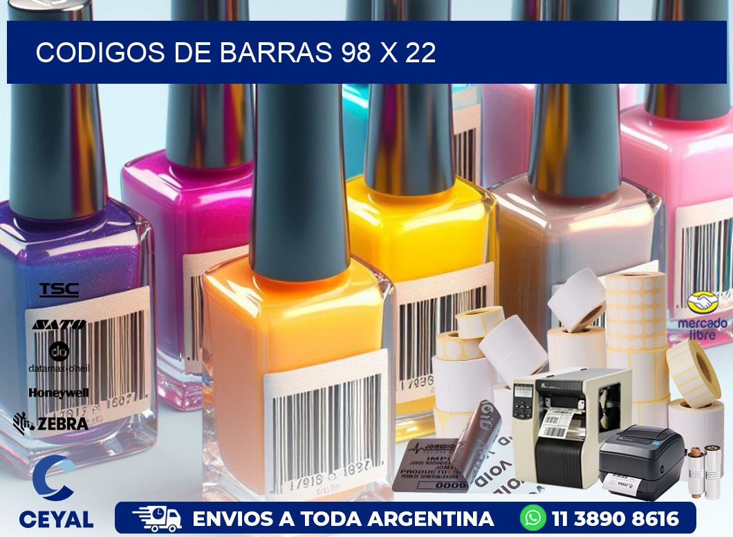 codigos de barras 98 x 22