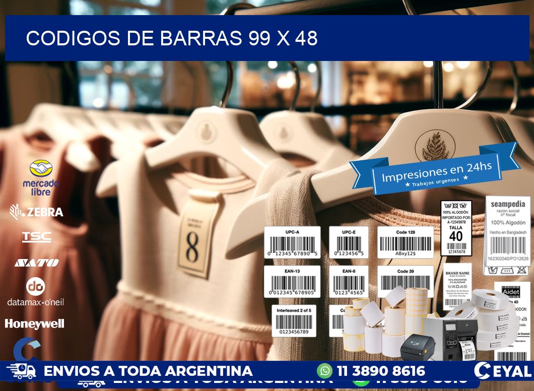 codigos de barras 99 x 48