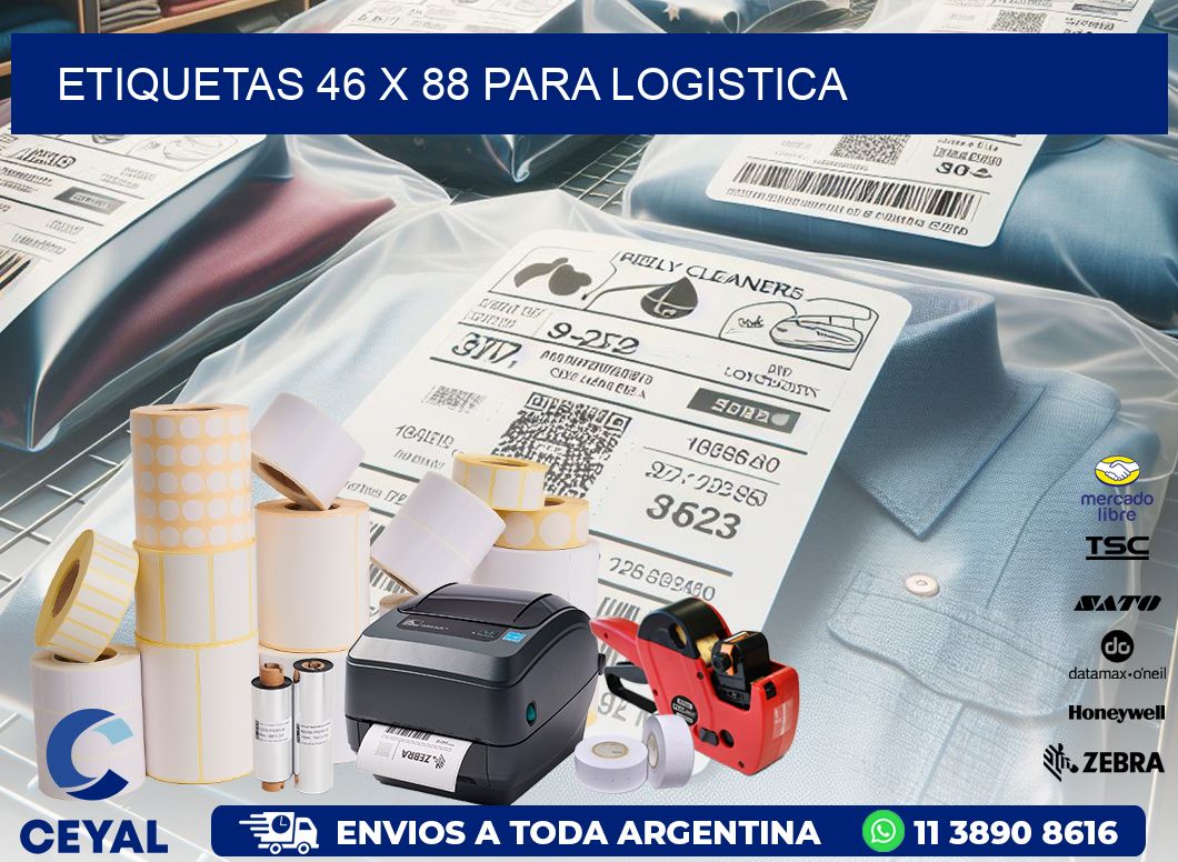 ETIQUETAS 46 x 88 PARA LOGISTICA