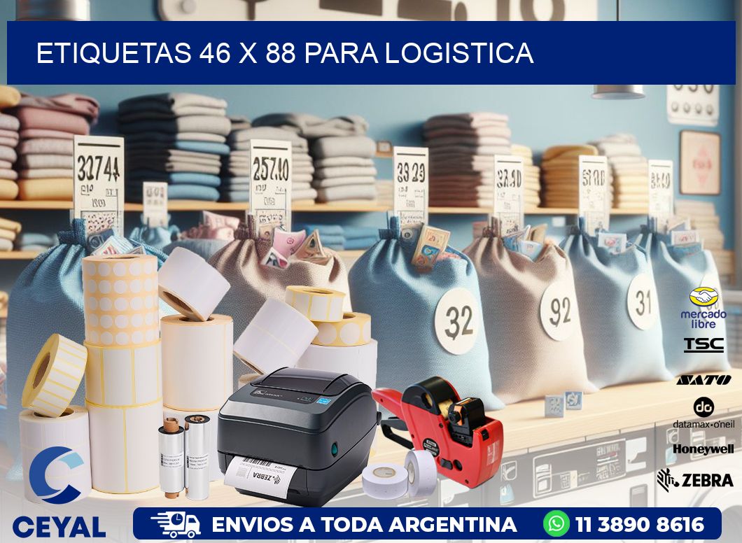 ETIQUETAS 46 x 88 PARA LOGISTICA