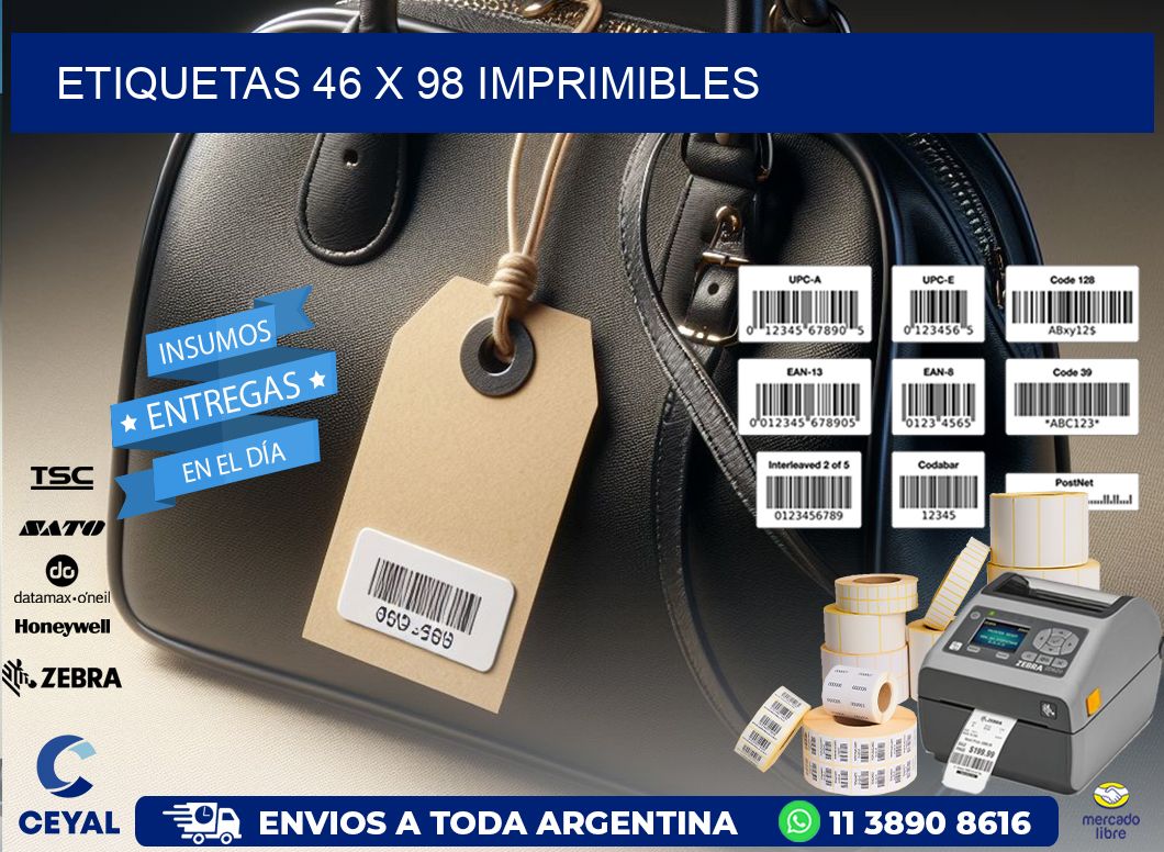 ETIQUETAS 46 x 98 IMPRIMIBLES