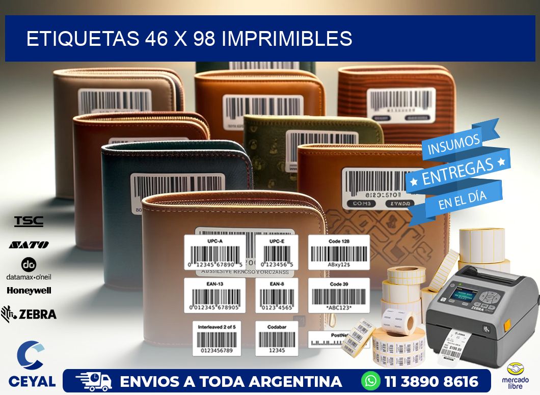 ETIQUETAS 46 x 98 IMPRIMIBLES