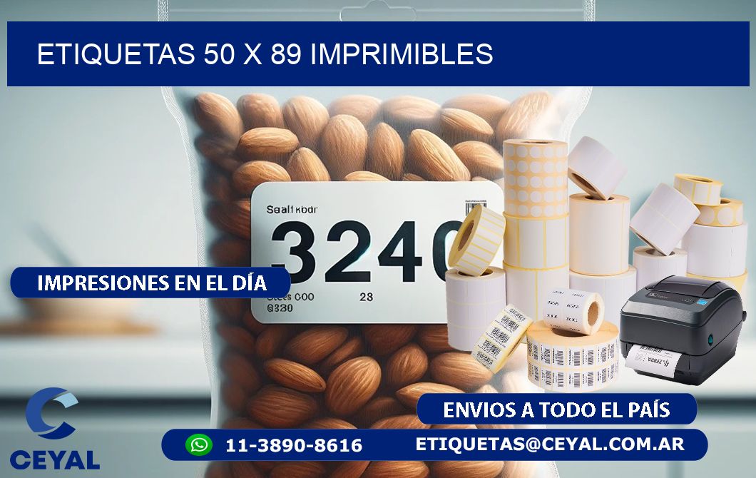 ETIQUETAS 50 x 89 IMPRIMIBLES