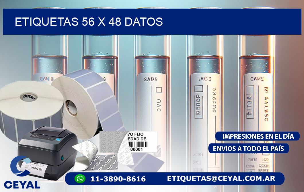 ETIQUETAS 56 x 48 DATOS