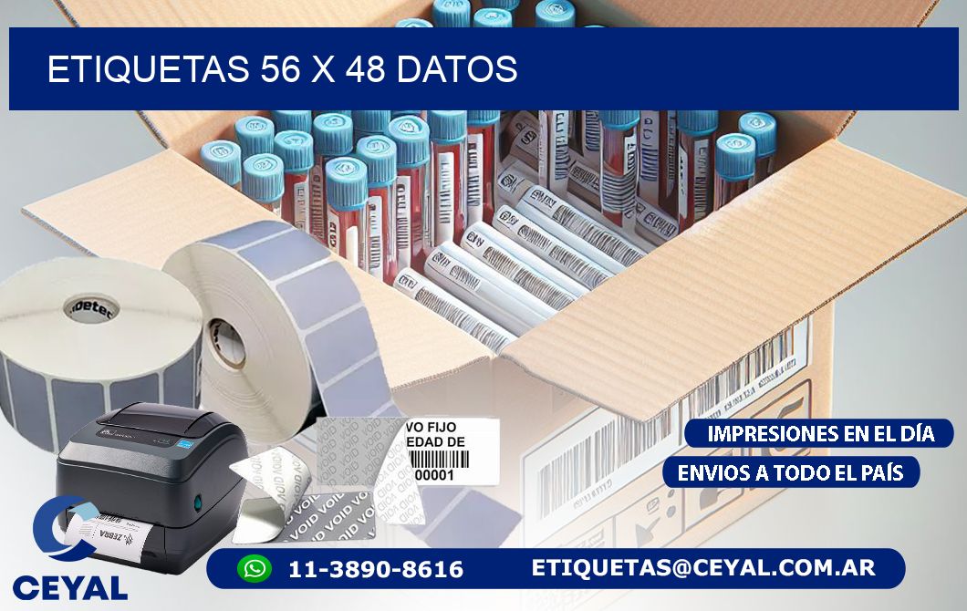 ETIQUETAS 56 x 48 DATOS