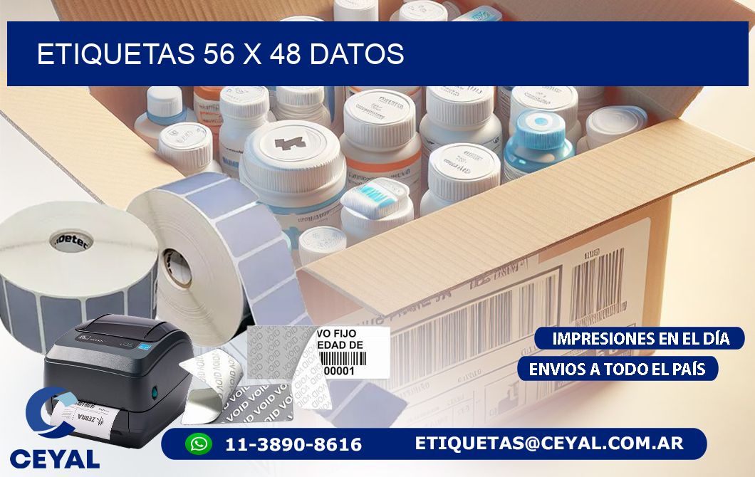 ETIQUETAS 56 x 48 DATOS