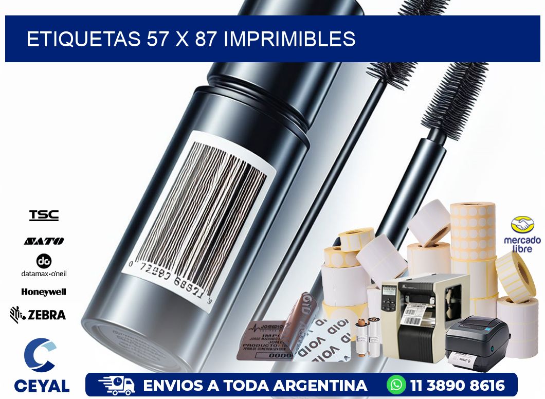 ETIQUETAS 57 x 87 IMPRIMIBLES